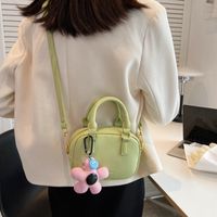 Fashion Flower Pendant Summer New Shoulder Messenger Small Handbag Mobile Phone Bag sku image 4