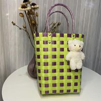 Hand Gift Crafts Vegetable Basket Bag Summer Handmade Woven Bag main image 4