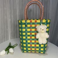 Hand Gift Crafts Vegetable Basket Bag Summer Handmade Woven Bag main image 1