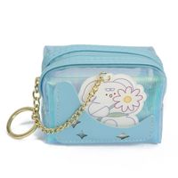 2022 New Cartoon Card Coin Purse Jelly Color Transparent Storage Bag Wallet Wholesale main image 5