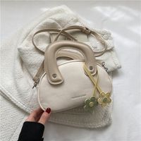 Women's Small Pu Leather Flower Cute Zipper Handbag sku image 5