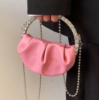 Bolso De Mujer Portátil De Cadena De Mensajero De Verano Con Incrustaciones De Diamantes De Moda Al Por Mayor main image 2