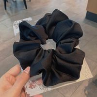 Wholesale Jewelry Smooth Satin Solid Color Hair Scrunchies Nihaojewelry sku image 9