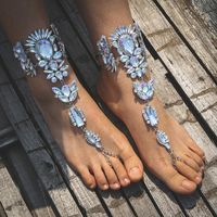 Fashion New Foot Ornaments Alloy Inlaid Jewel Anklet main image 2