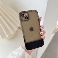 Simple Style Transparent Color Invisible Bracket Iphone13 Phone Case main image 2