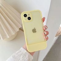 Simple Style Transparent Color Invisible Bracket Iphone13 Phone Case main image 4