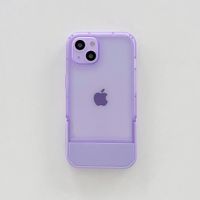 Simple Style Transparent Color Invisible Bracket Iphone13 Phone Case main image 7