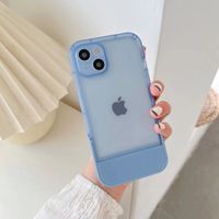 بسيطة نمط شفافة اللون غير مرئية قوس Iphone13 الهاتف حالة sku image 4