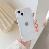 بسيطة نمط شفافة اللون غير مرئية قوس Iphone13 الهاتف حالة sku image 1