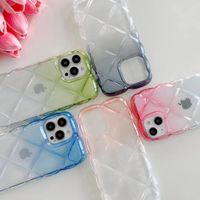 New Style Colorful Rhombus Gradient Color Iphone13 Anti-fall Phone Case main image 1