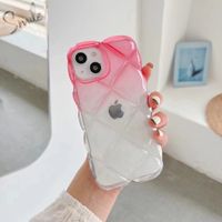 Nouveau Style Coloré Losange Gradient Couleur Iphone13 Anti-chute Téléphone Cas main image 5