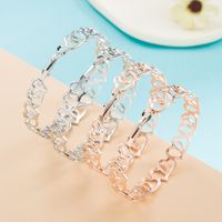 Fashion New Wholesale Metal Heart Geometric  Women's Alloy Earrings main image 6