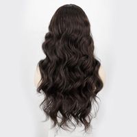 Women's Front Lace Mid-length Curly Hair Synthetic Wigs main image 3