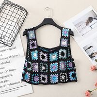 Women's Tank Tops Hollow Out Ethnic Style Geometric main image 5