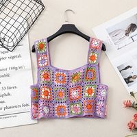 Women's Tank Tops Hollow Out Ethnic Style Geometric main image 7