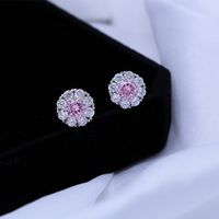 Studs Come And Go With The Same Zirconia Earrings sku image 2