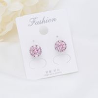 Studs Come And Go With The Same Zirconia Earrings sku image 3