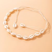 Fashion New Jewelry Bohemian Beach Hand-woven Shell Necklace Clavicle Chain main image 2