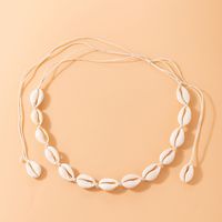 Fashion New Jewelry Bohemian Beach Hand-woven Shell Necklace Clavicle Chain main image 4