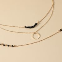 Fashion Bohemian Retro String Beads Multi-layer Resin Necklace main image 3