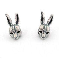 Fashion Cute Geometric Rabbit Stud Alloy Earrings Ornament main image 2