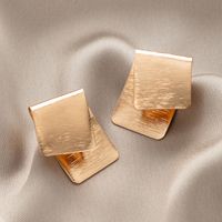 Fashion Simple Ol  Alloy Fold Simple  Geometric Irregular Earrings main image 4