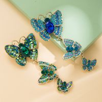 Fashion Butterfly Corsage Long Clothing Accessories Alloy Brooch Pin main image 4