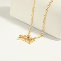 Star With Tail Diamond Inlaid Necklace Accessories Copper Pendant Women Girl Jewelry main image 4