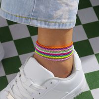 Einfache Stil Einfarbig Geometrische Schlüsselbein Kette Halskette Armband Fußkettchen main image 4