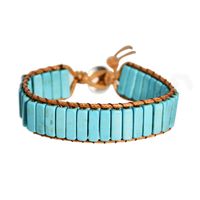 1 Piece Ethnic Style Colorful Turquoise Beaded Unisex Bracelets sku image 2