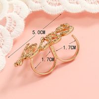Fashion Creativity Simple Retro Kiss Letter Knuckle Alloy Ring main image 4