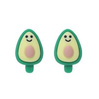 Nette Obst Avocado Cartoon Eis Süßigkeiten Anhänger Ohrringe sku image 1