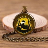 Fashion Cartoon Lion Snake Eagle Skunk Animal Ornament Pendant Long Necklace sku image 4
