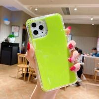 Simple Style Candy Color Iphone 11pro Max Phone Case main image 3