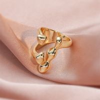 Princess Cute Retro Copper Printing Rings Holiday School Indoor Unset 1 Piece main image 1