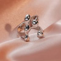 Princess Cute Retro Copper Printing Rings Holiday School Indoor Unset 1 Piece main image 3