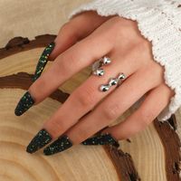 Princess Cute Retro Copper Printing Rings Holiday School Indoor Unset 1 Piece main image 4