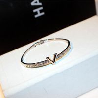 Fashion Rhinestone-encrusted Letter Bracelet Bracelet main image 5