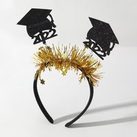 Fashion Graduation Season Mini Trencher Cap Doctorial Hat Tassel Headband main image 1