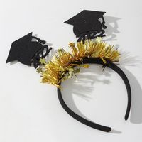 Fashion Graduation Season Mini Trencher Cap Doctorial Hat Tassel Headband main image 3