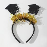 Fashion Graduation Season Mini Trencher Cap Doctorial Hat Tassel Headband sku image 1