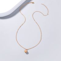 Fashion Rotating Rubik's Cube Color Zircon Pendant Copper Necklace Women's Accessories main image 6