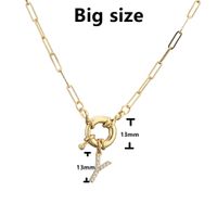 Großhandel Mode Geometrisch Kupfer Halskette main image 5