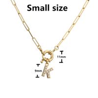 Großhandel Mode Geometrisch Kupfer Halskette main image 3