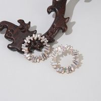 Nihaojewelry Jewelry Wholesale Alloy Crystal Colorful Round Earrings sku image 7