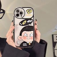 Cute Cartoon Couple Hamburger Pattern Iphone 13pro Max Phone Case sku image 1