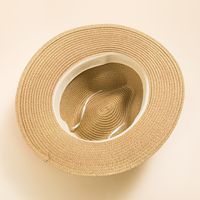 Sombrero De Copa De Estilo Británico Para Hombres, Sombrero De Paja Panamá Para Mujeres, Sombrero De Playa Plegable Para Sol main image 3