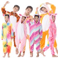 Comfortable Loose Flannel Children's Cartoon Animal Shape One-piece Pajamas main image 6