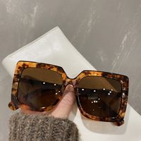 New Trendy White Black Transparent Unisex Square Frame Pc Sunglasses sku image 2