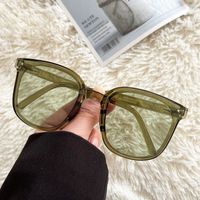 New Fashion Foldable Square Solid Color  Uv Protection Pc Sunglasses main image 5
